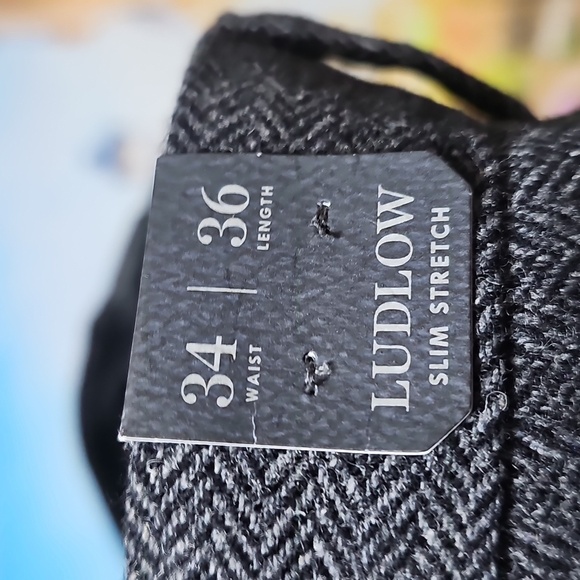 J. Crew Charcoal Slim‎ Stretch Ludlow Gray Pants 34x36 NWT - Picture 4 of 7
